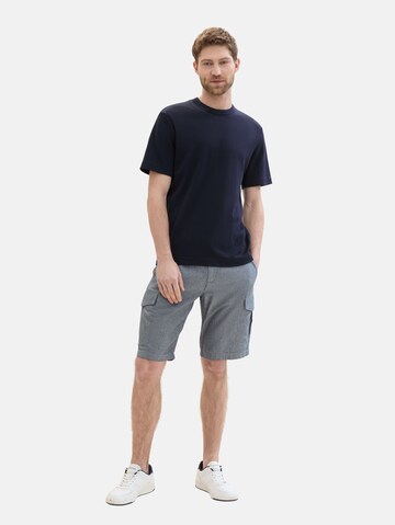 TOM TAILOR Regular Cargobroek in Blauw