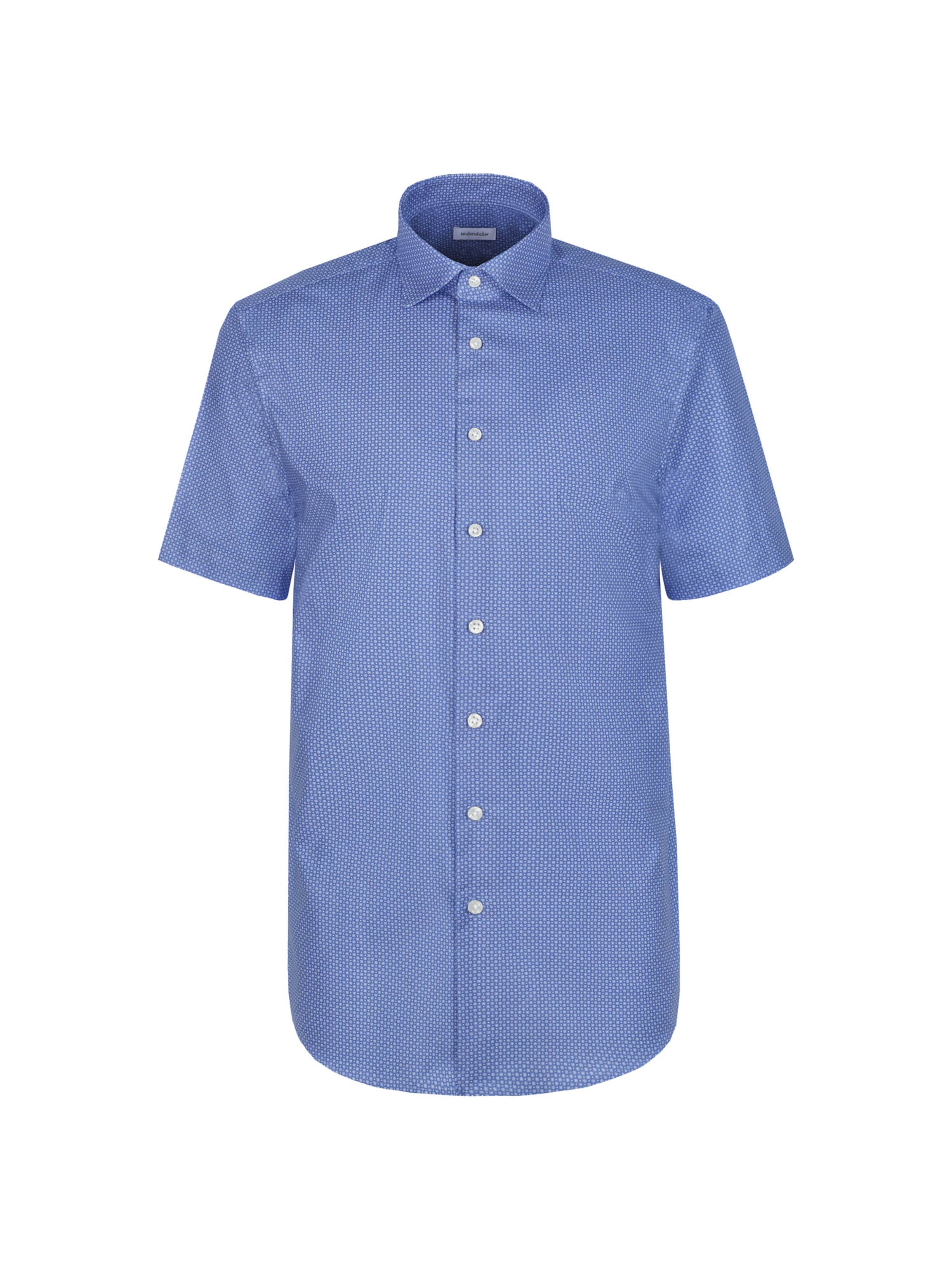 SEIDENSTICKER Regular fit Business shirt in Blue: front