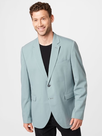 Coupe regular Veste de costume BURTON MENSWEAR LONDON en bleu : devant