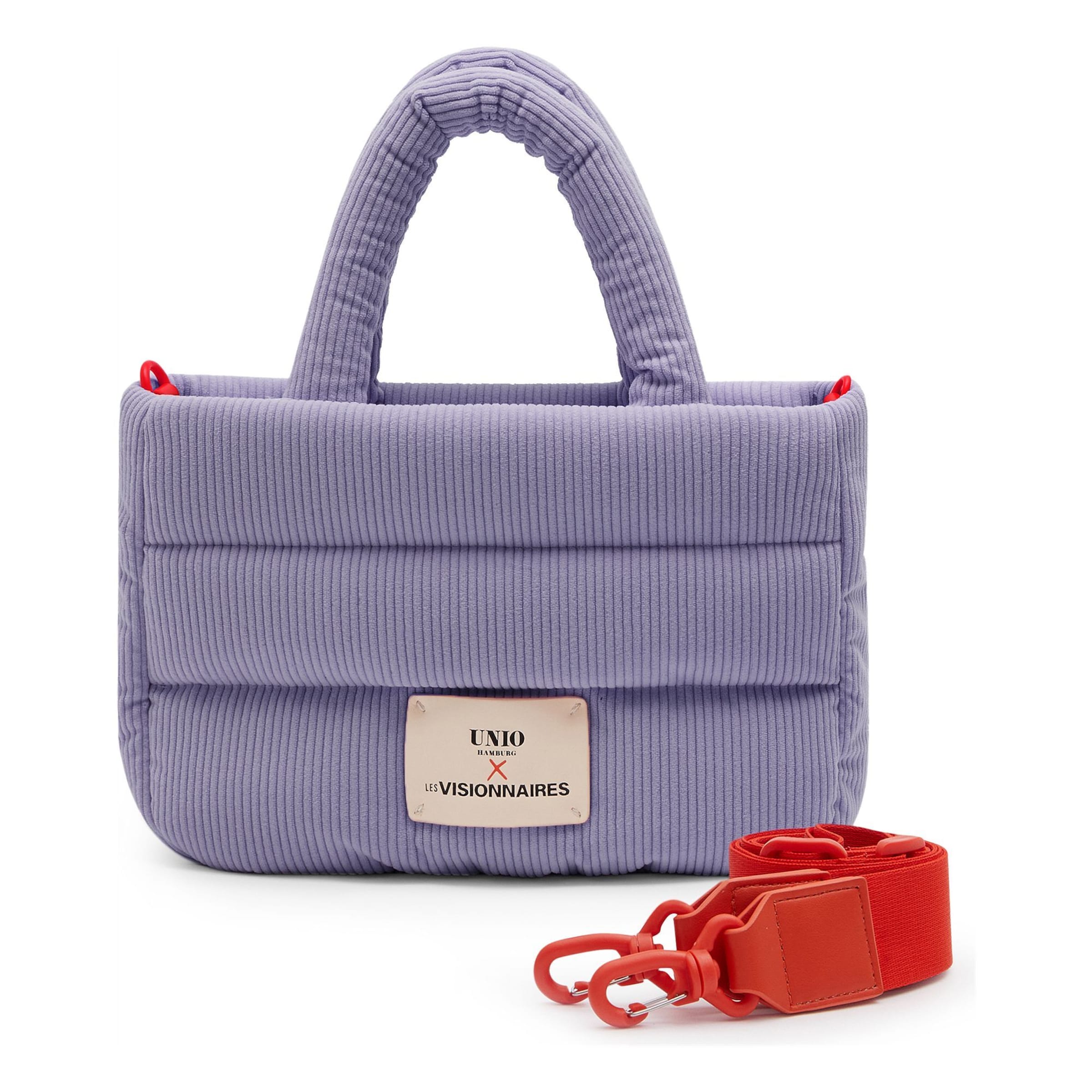 Les Visionnaires Handbag 'Unio Cortina' in Purple: front