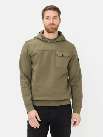 CAMEL ACTIVE Sweatshirt 'fleXXXactive' in Green: front
