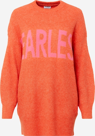 Noisy may Sweater in Orange: front