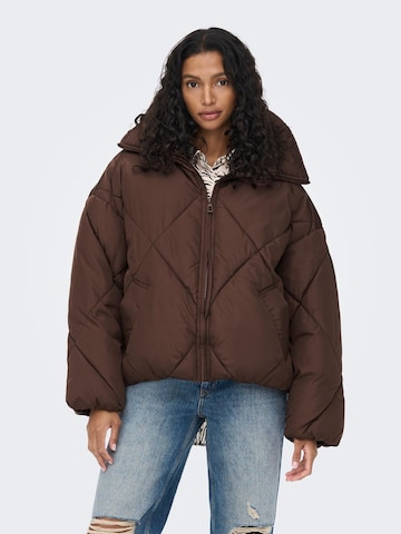 ONLY Between-season jacket 'TAMARA' in Brown: front