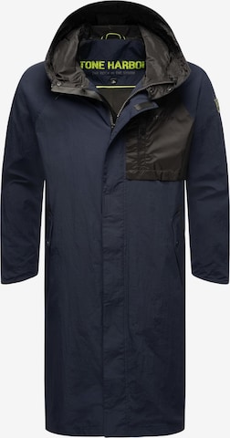 STONE HARBOUR Between-seasons coat 'Zafaar' in Blue