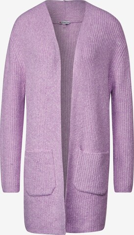 STREET ONE Knit Cardigan in Purple: front