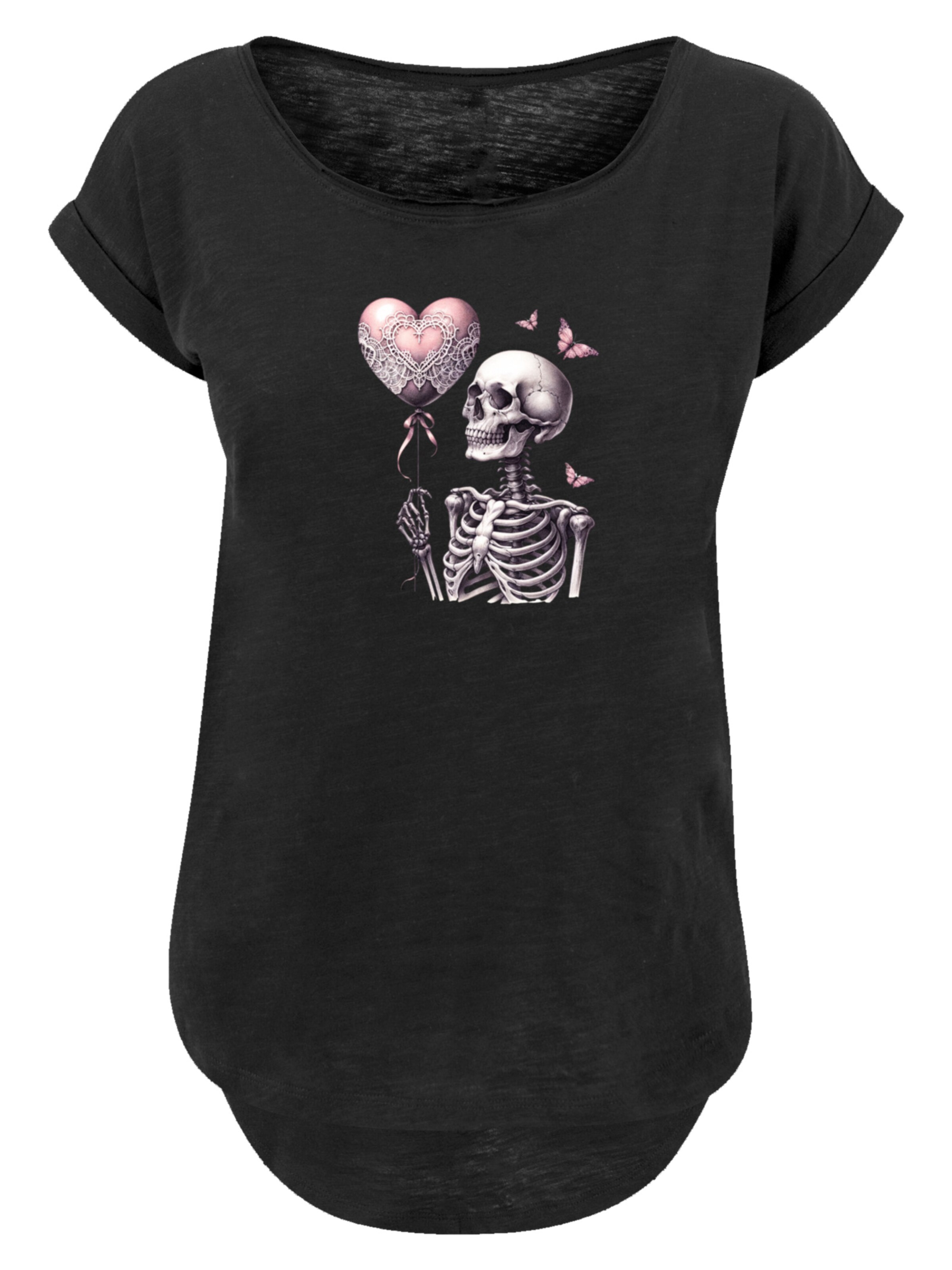 F4NT4STIC Shirt in Zwart: voorkant