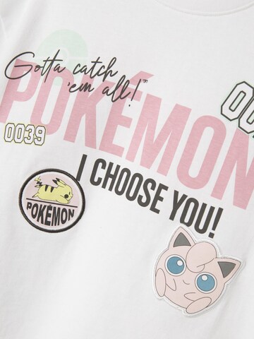 T-Shirt 'NKFMorana Pokemon' NAME IT en blanc