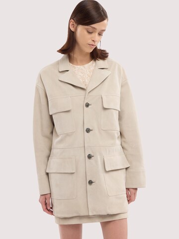 Giacca di mezza stagione di Trussardi in beige: frontale