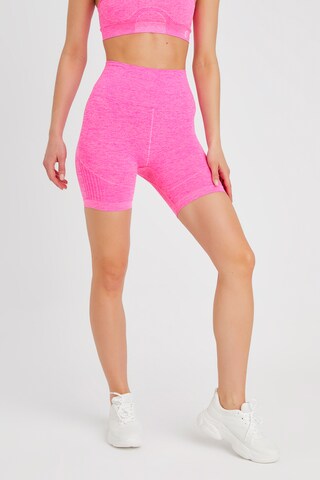 Leif Nelson Slim fit Leggings in Pink