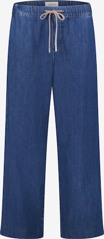 Cartoon Regular Palazzo-Hose mit weitem Bein in Blau: predná strana