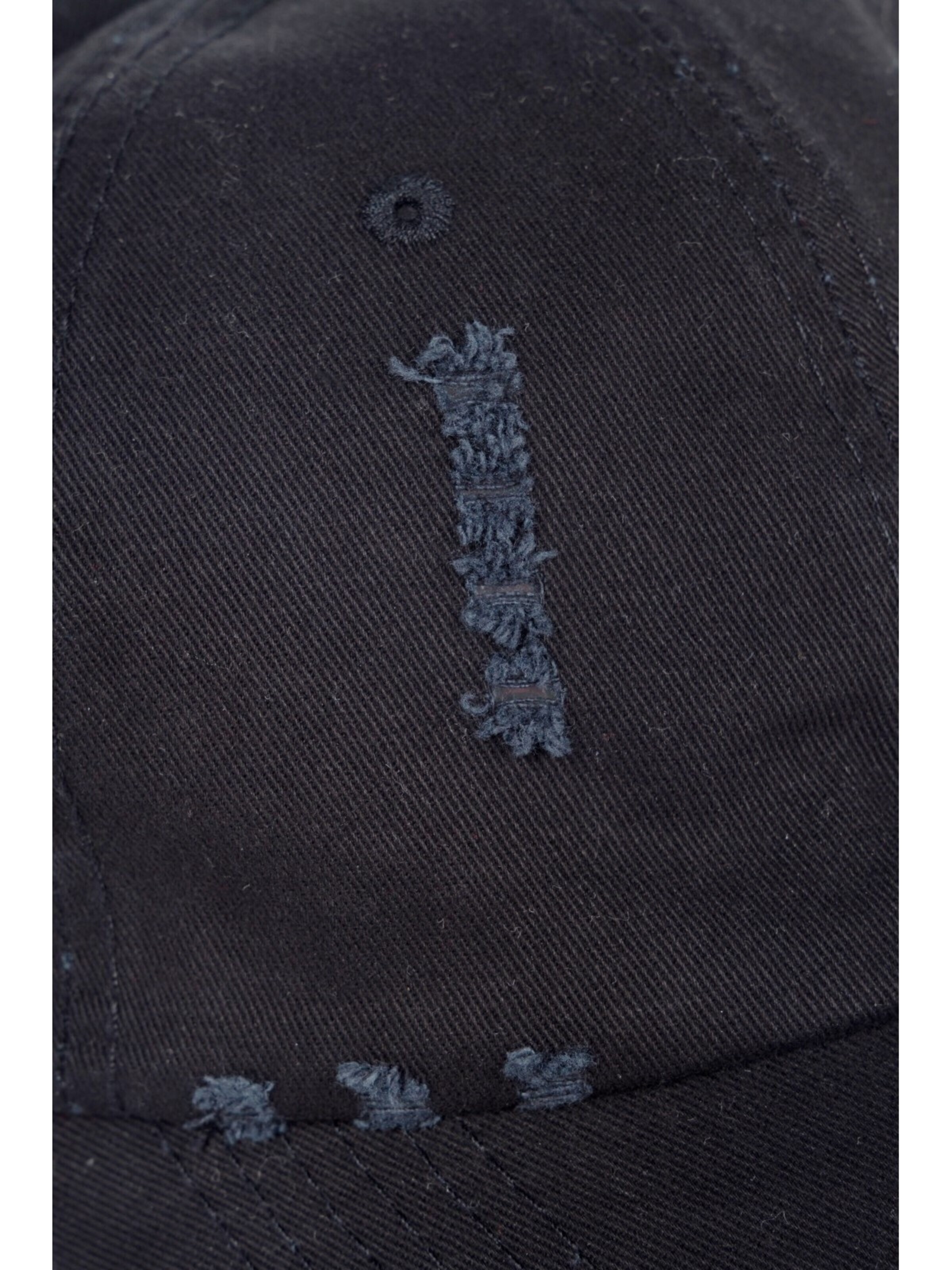 styleBREAKER Cap 'Baseball Cap Destroyed Look'‌‌‌‌‌ in Schwarz
