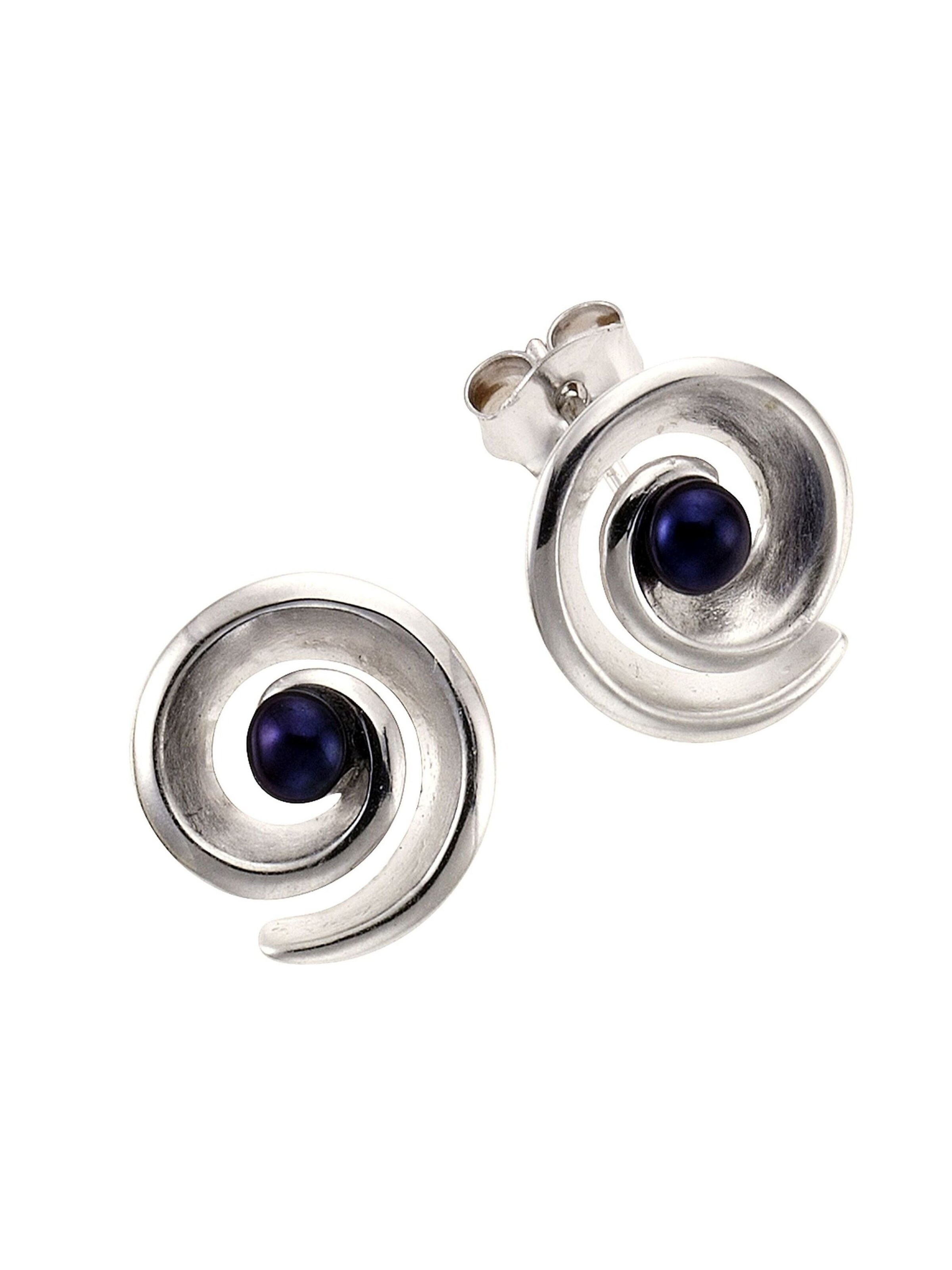 Zeeme Ohrringe in Silber: Vorderseite