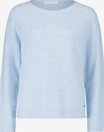 Pull-over Betty & Co en bleu : devant