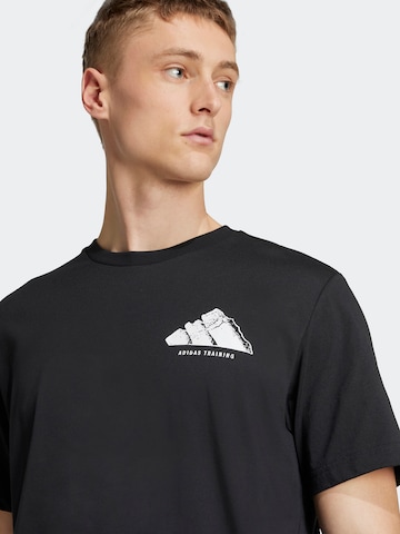 ADIDAS PERFORMANCE - Camiseta funcional en negro