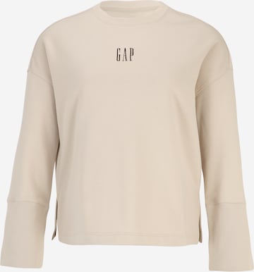 Gap Tall Sweatshirt in Beige: front