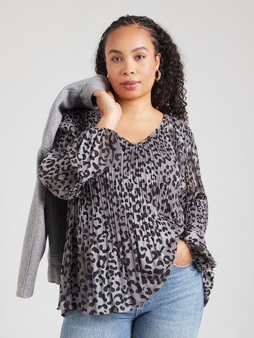 SAMOON - Blusa en gris: frente