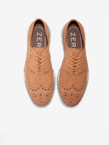 Cole Haan Schnürschuh 'ZG RMSTD STITCH WING' in Orange