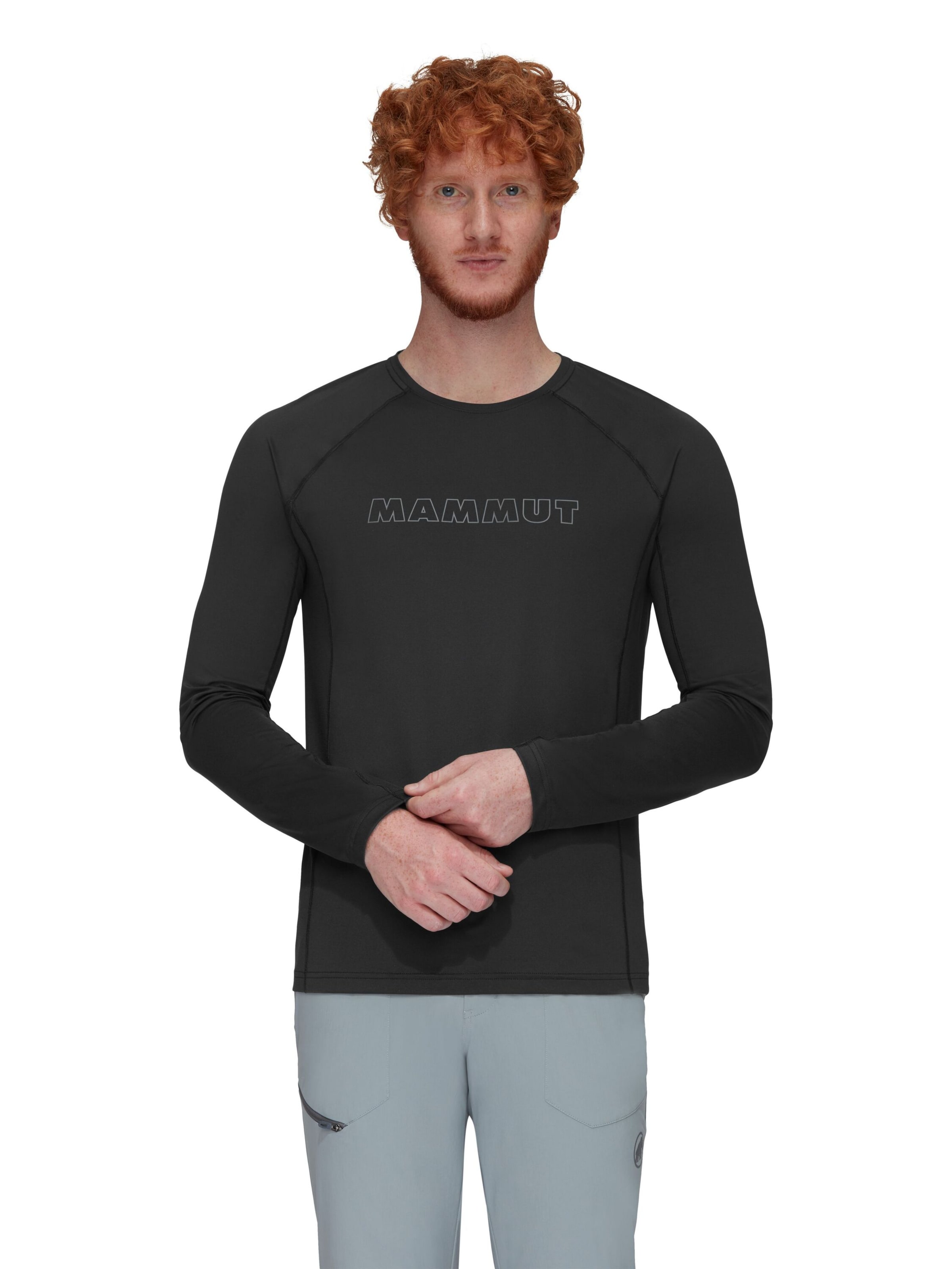 MAMMUT Funktionsshirt ‘Selun' in Grau: Vorderseite