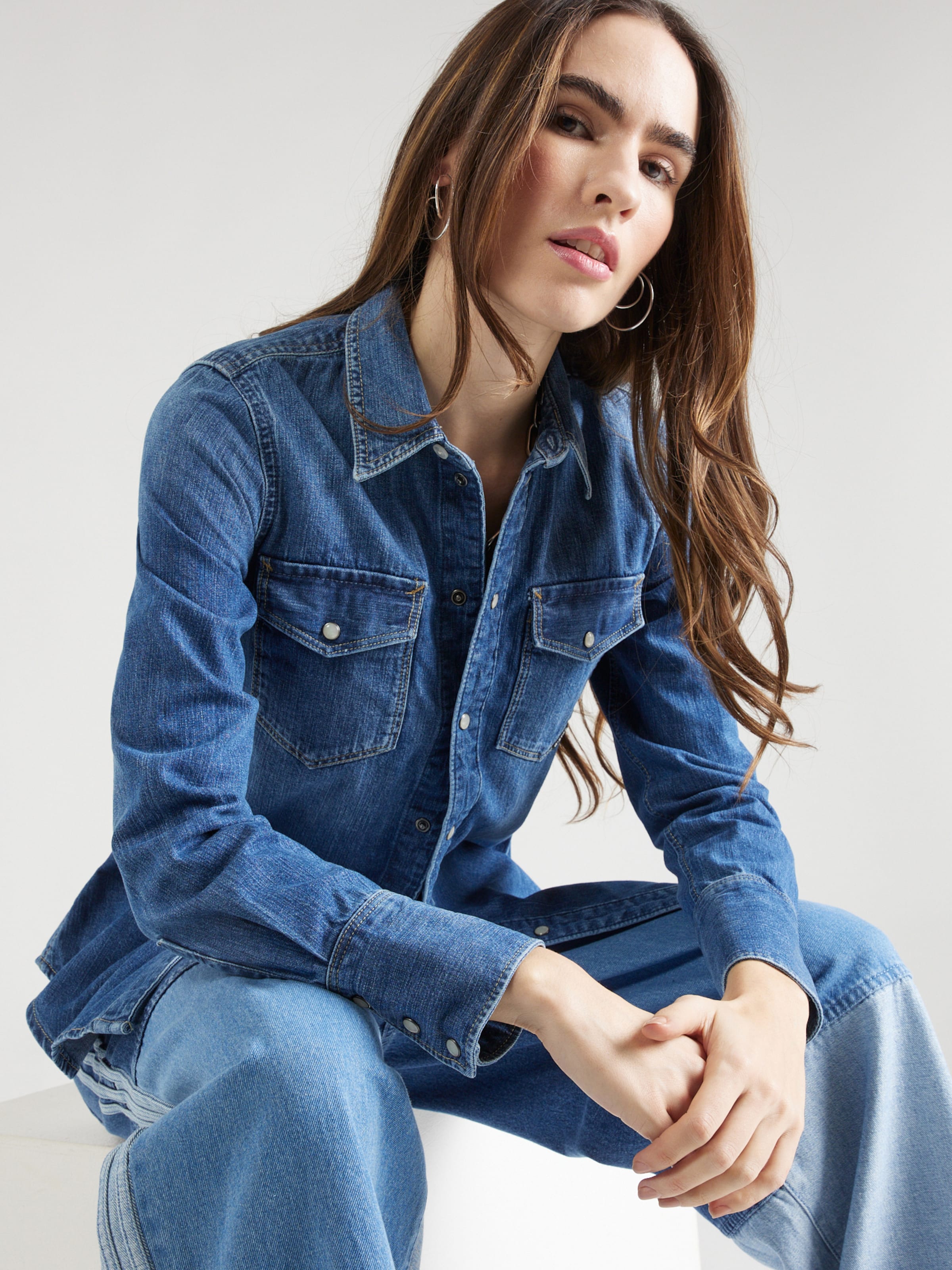 G star 2025 spijkerblouse dames