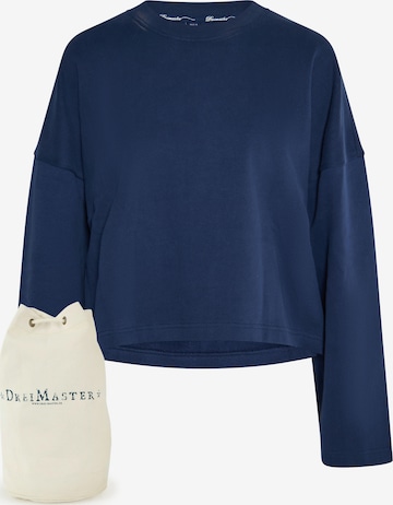 Sweat-shirt DreiMaster Vintage en bleu : devant