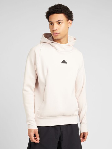 ADIDAS SPORTSWEAR Sport sweatshirt 'New Z.N.E. Premium' i lila: framsida