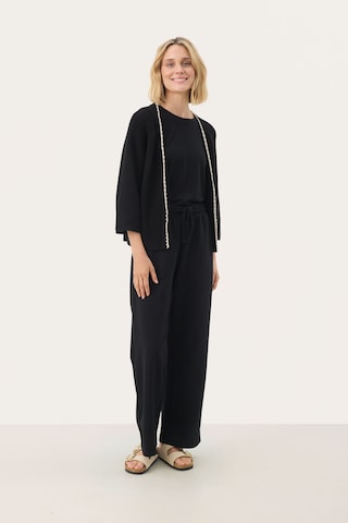Cardigan 'Tritte' Part Two en noir