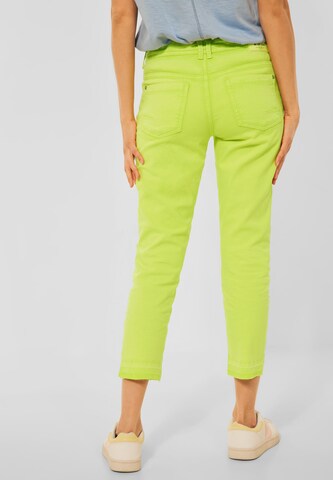 CECIL Slim fit Pants in Yellow