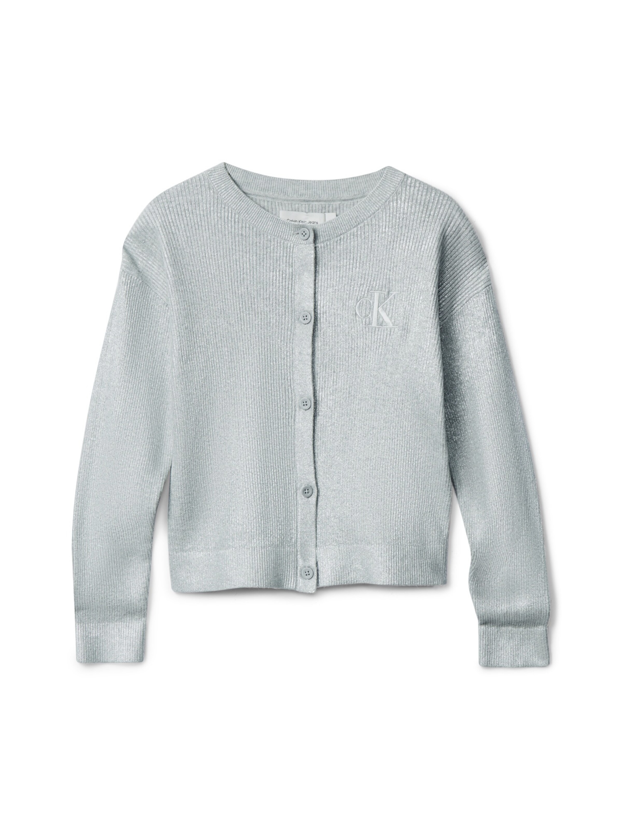 Calvin Klein Jeans Strickjacke in Grau