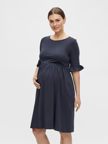 Robe 'Hazel' MAMALICIOUS en bleu : devant