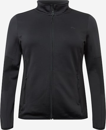 Only Play Curvy Athletic Jacket 'JETTA' in Black: front
