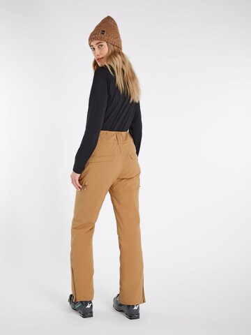 PROTEST Regular Workout Pants 'CARMACKS' in Brown