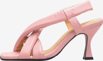 SELECTED FEMME Sandals 'ASHLEY' in Pink: front