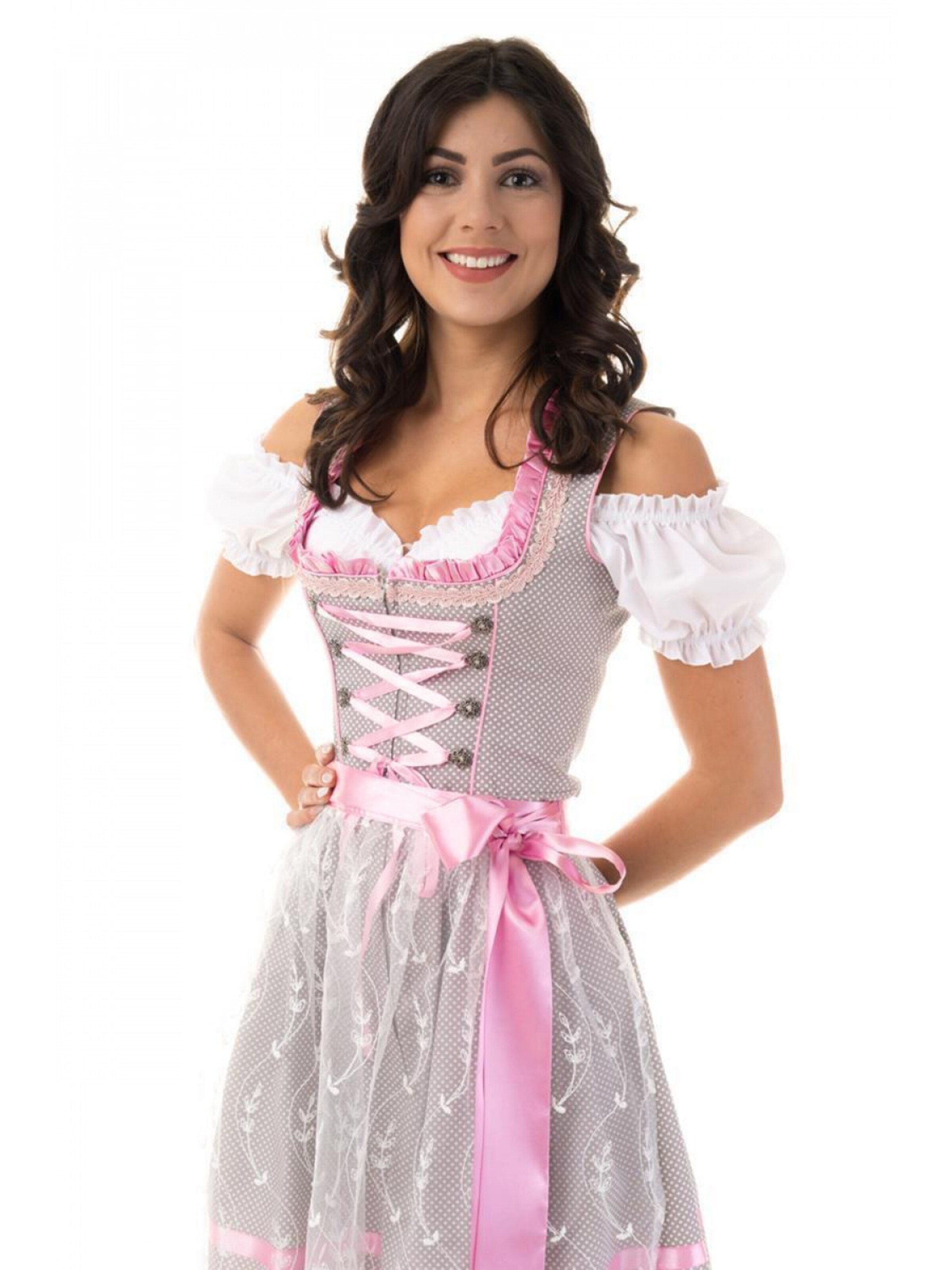 Trachtl Dirndl‌‌ in Grau