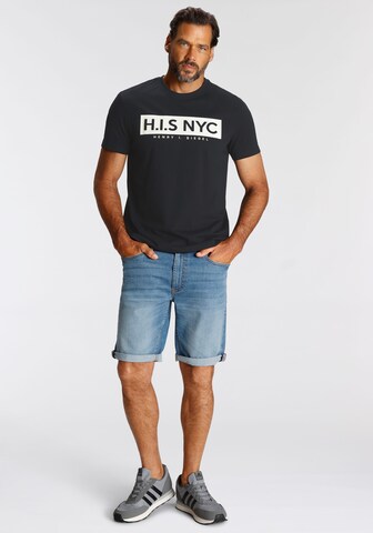 H.I.S Shirt in Schwarz