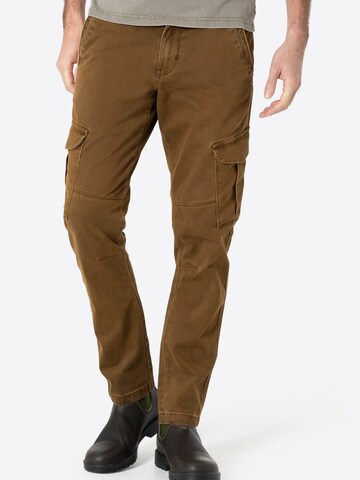 TIMEZONE Regular Cargo Pants 'Niklas' in Brown: front