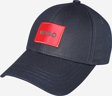 Casquette HUGO Red en bleu : devant