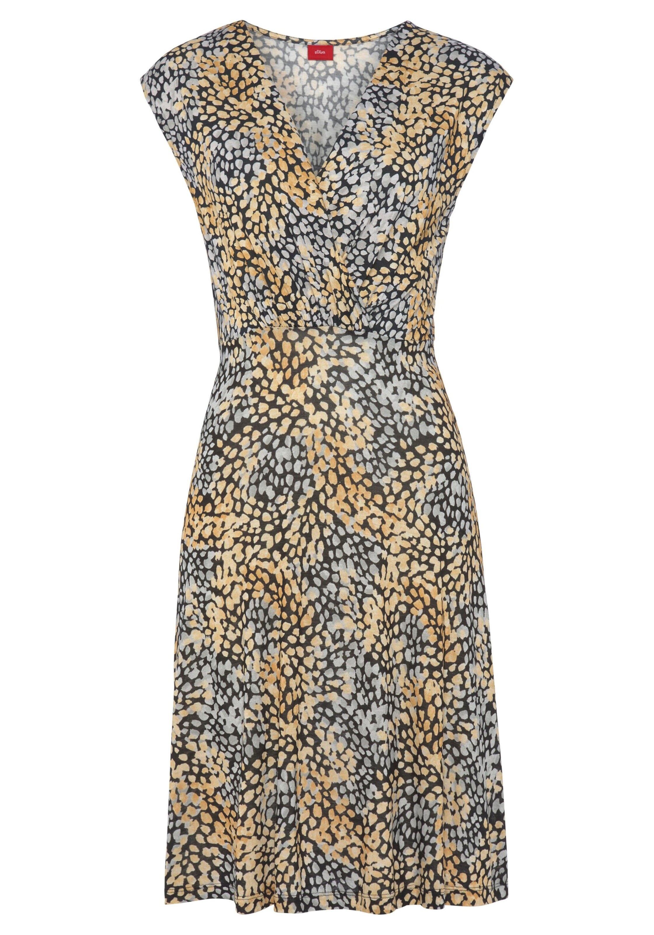 s.Oliver Рокля в жълто: отпред