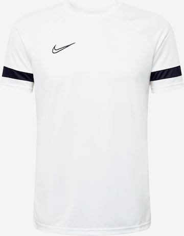 NIKE Functioneel shirt 'Academy 21' in Wit: voorkant