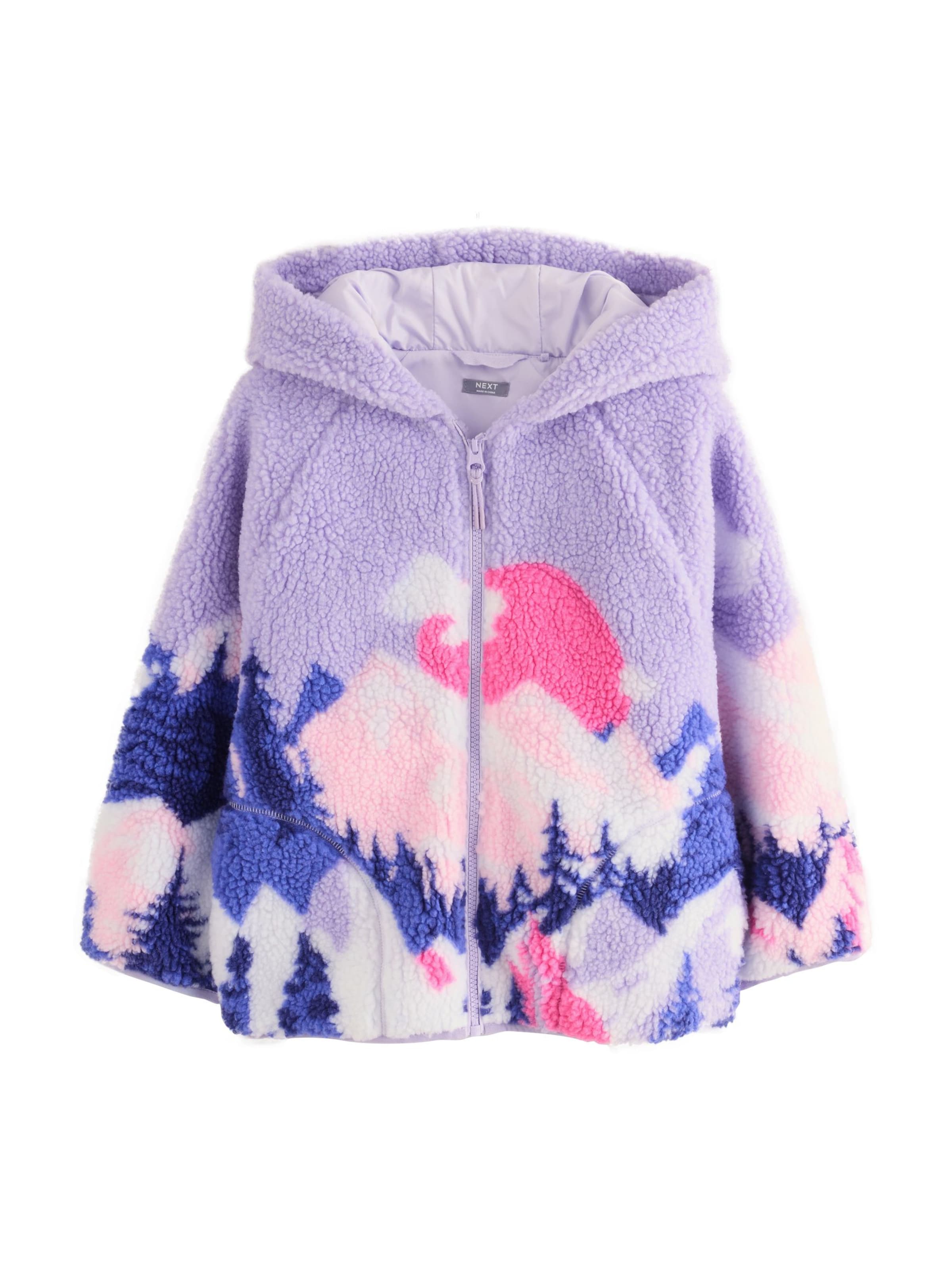 Next Fliisjakk, värv lilla: eest vaates