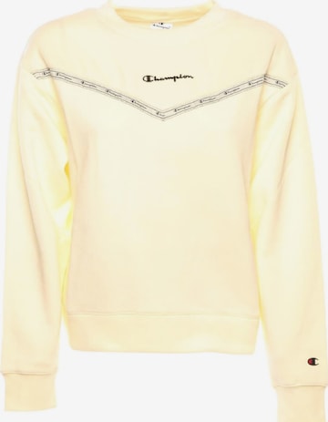 Champion Authentic Athletic Apparel Athletic Sweatshirt in Yellow: front