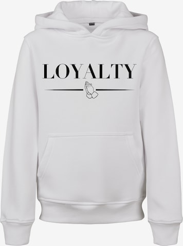 Mister Tee Sweatshirt 'Loyalty' in Wit: voorkant