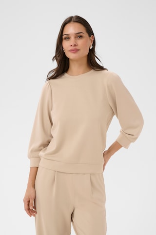 Kaffe - Jersey en beige: frente
