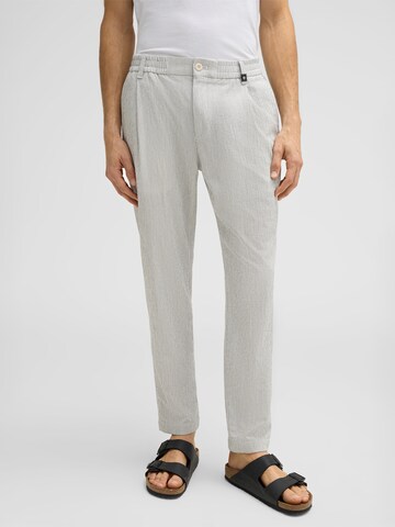 STRELLSON Tapered Broek 'Lui' in Wit: voorkant
