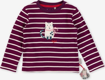 SIGIKID Shirt 'MY LITTLE FRIEND' in Purple: front