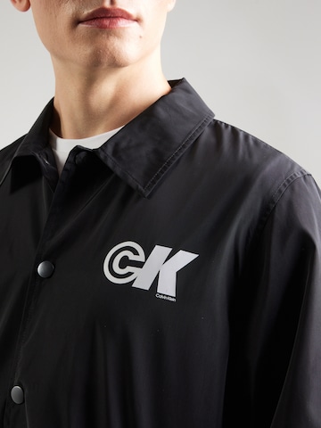 Calvin Klein Jeans Kevad-sügisjope, värv must