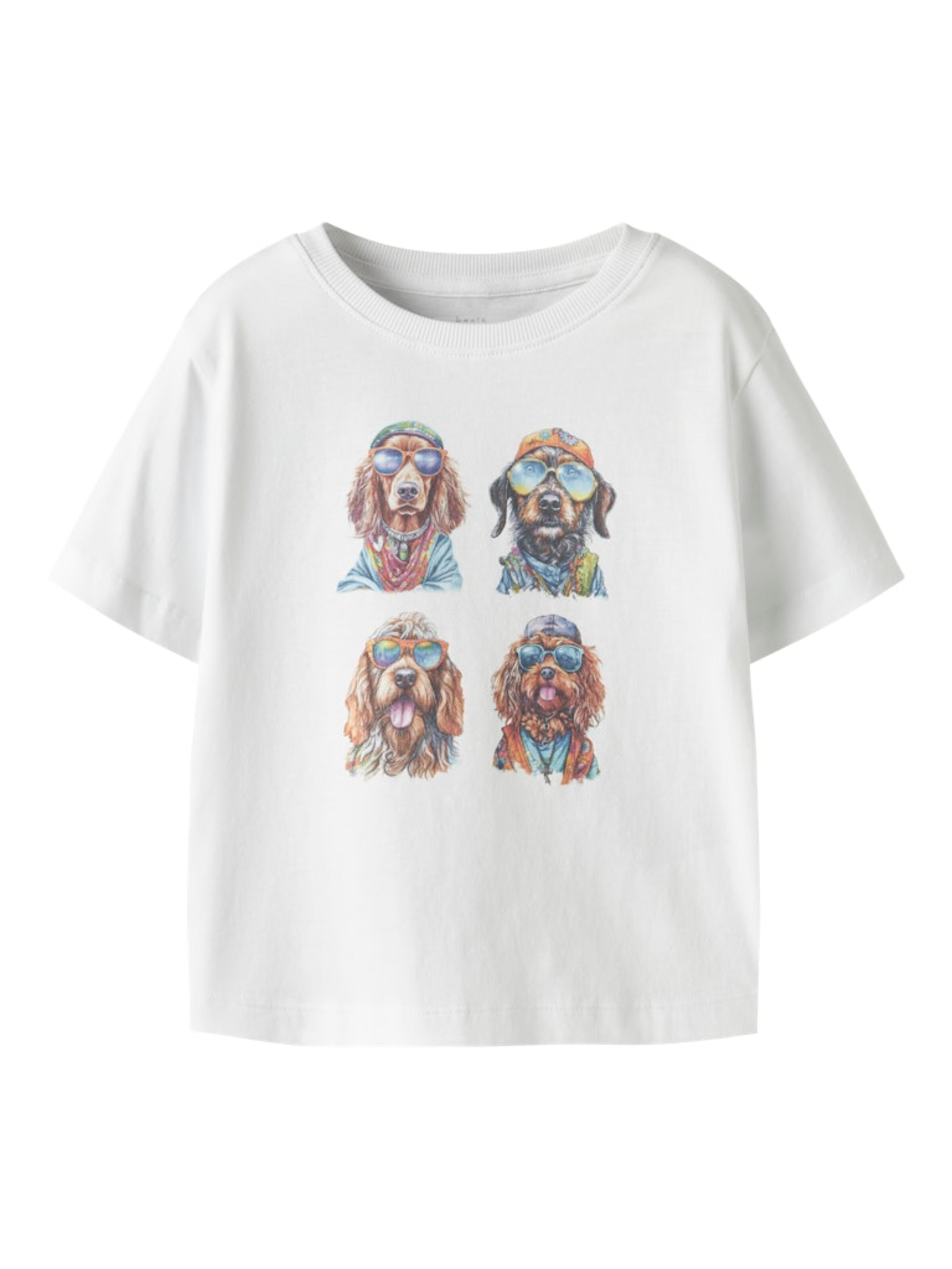 NAME IT Μπλουζάκι 'NMMVOTO' σε λευκό: μπροστά