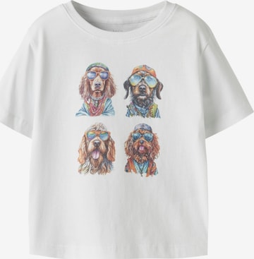 NAME IT Shirt 'NMMVOTO' in White: front