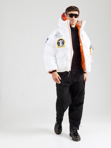 balta ALPHA INDUSTRIES Žieminė striukė 'Nasa Artemis'