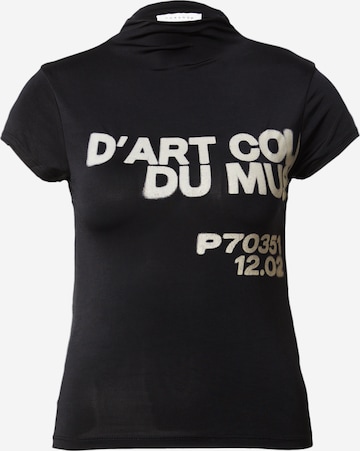 Tricou de la TOPSHOP pe negru: față