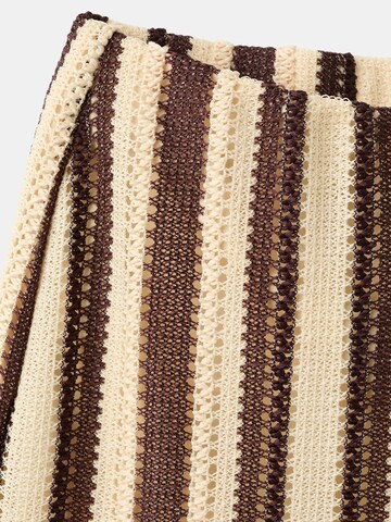 MANGO Regular Hose 'FALKI' in Braun